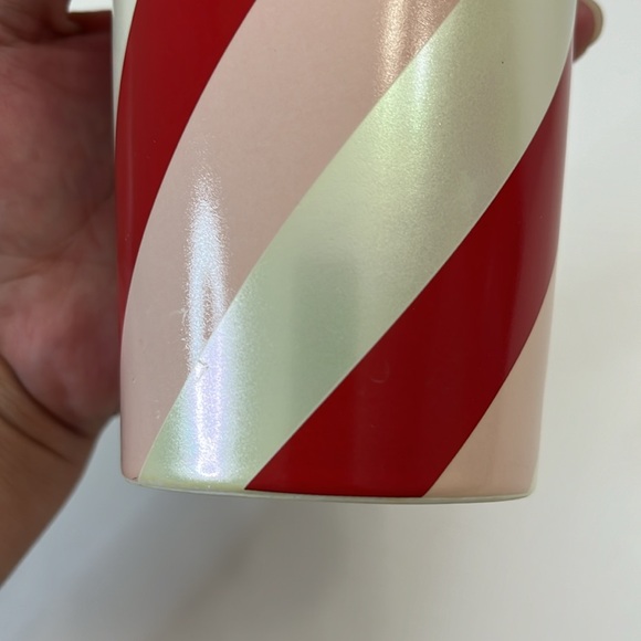 Starbucks Holiday 2022 Ceramic Double Walled Candy Cane Striped Tumbler - Picture 6 of 10